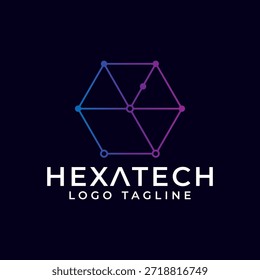 Blue Abstract Technology Logo Design. Modern Futuristic Line Symbol Design, Usable For Business, Community, Industrial, Tech, Services Company. Flat Vector Logo Design Illustration.