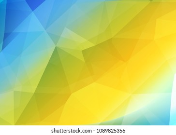 Blue abstract template for card or banner. Metal Background with waves and reflections. Business background, silver, illustration. Illustration of abstract background with a metallic element