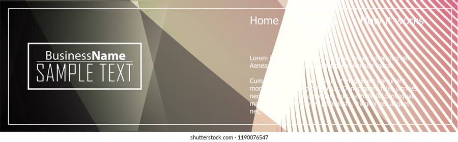Blue abstract template for card or banner. Metal Background with waves and reflections. Business background, silver, illustration. Illustration of abstract background with a metallic element