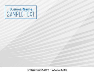 Blue abstract template for card or banner. Metal Background with waves and reflections. Business background, silver, illustration. Illustration of abstract background with a metallic element