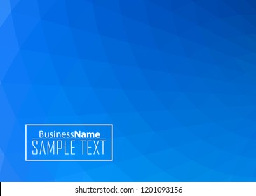 Blue abstract template for card or banner. Metal Background with waves and reflections. Business background, silver, illustration. Illustration of abstract background with a metallic element