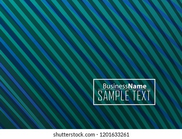Blue abstract template for card or banner. Metal Background with waves and reflections. Business background, silver, illustration. Illustration of abstract background with a metallic element