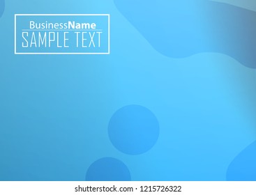 Blue abstract template for card or banner. Metal Background with waves and reflections. Business background, silver, illustration. Illustration of abstract background with a metallic element
