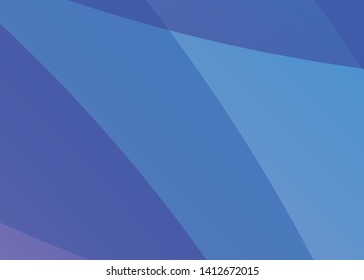 Blue abstract template for card or banner. Metal Background with waves and reflections. Business background, silver, illustration. Illustration of abstract background with a metallic element