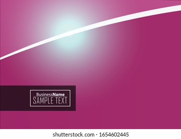 Blue abstract template for card or banner. Metal Background with waves and reflections. Business background, silver, illustration. Illustration of abstract background with a metallic element
