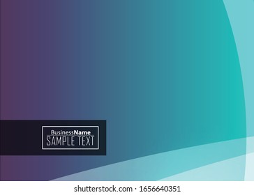 Blue abstract template for card or banner. Metal Background with waves and reflections. Business background, silver, illustration. Illustration of abstract background with a metallic element