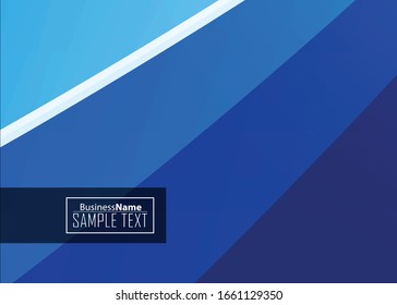 Blue abstract template for card or banner. Metal Background with waves and reflections. Business background, silver, illustration. Illustration of abstract background with a metallic element