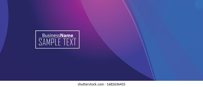 Blue abstract template for card or banner. Metal Background with waves and reflections. Business background, silver, illustration. Illustration of abstract background with a metallic element