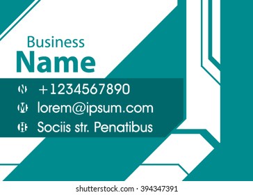 Blue abstract template for card or banner. Metal Background with waves and reflections. Business background, silver, illustration. Illustration of abstract background with a metallic element