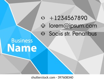 Blue abstract template for card or banner. Metal Background with waves and reflections. Business background, silver, illustration. Illustration of abstract background with a metallic element