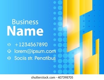 Blue abstract template for card or banner. Metal Background with waves and reflections. Business background, silver, illustration. Illustration of abstract background with a metallic element