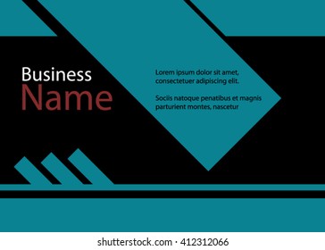 Blue abstract template for card or banner. Metal Background with waves and reflections. Business background, silver, illustration. Illustration of abstract background with a metallic element