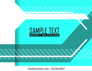 Blue abstract template for card or banner. Metal Background with waves and reflections. Business background, silver, illustration. Illustration of abstract background with a metallic element