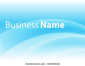 Blue abstract template for card or banner. Metal Background with waves and reflections. Business background, silver, illustration. Illustration of abstract background with a metallic element
