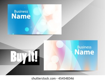 Blue abstract template for card or banner. Metal Background with waves and reflections. Business background, silver, illustration. Illustration of abstract background with a metallic element