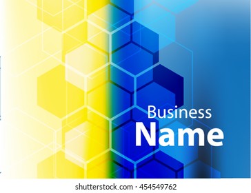 Blue abstract template for card or banner. Metal Background with waves and reflections. Business background, silver, illustration. Illustration of abstract background with a metallic element