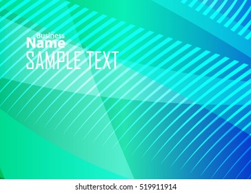 Blue abstract template for card or banner. Metal Background with waves and reflections. Business background, silver, illustration. Illustration of abstract background with a metallic element