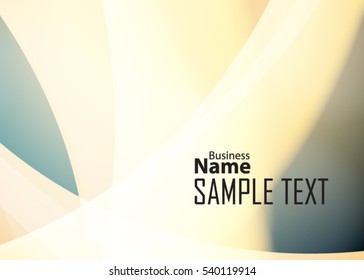 Blue abstract template for card or banner. Metal Background with waves and reflections. Business background, silver, illustration. Illustration of abstract background with a metallic element