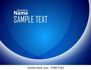 Blue abstract template for card or banner. Metal Background with waves and reflections. Business background, silver, illustration. Illustration of abstract background with a metallic element