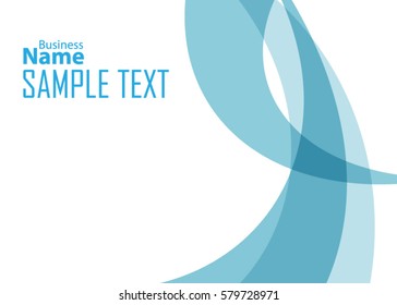 Blue abstract template for card or banner. Metal Background with waves and reflections. Business background, silver, illustration. Illustration of abstract background with a metallic element