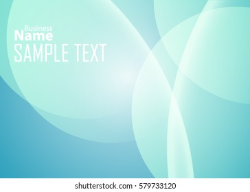 Blue abstract template for card or banner. Metal Background with waves and reflections. Business background, silver, illustration. Illustration of abstract background with a metallic element