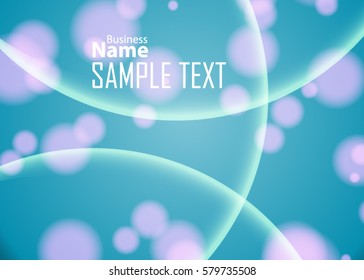 Blue abstract template for card or banner. Metal Background with waves and reflections. Business background, silver, illustration. Illustration of abstract background with a metallic element
