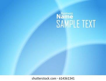 Blue abstract template for card or banner. Metal Background with waves and reflections. Business background, silver, illustration. Illustration of abstract background with a metallic element