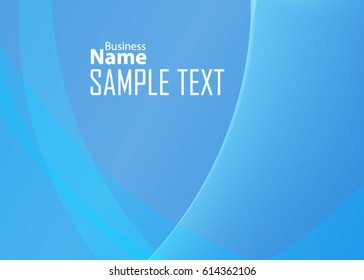Blue abstract template for card or banner. Metal Background with waves and reflections. Business background, silver, illustration. Illustration of abstract background with a metallic element