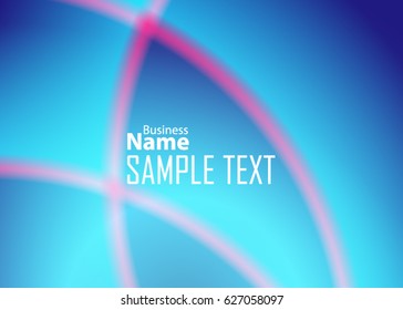 Blue abstract template for card or banner. Metal Background with waves and reflections. Business background, silver, illustration. Illustration of abstract background with a metallic element
