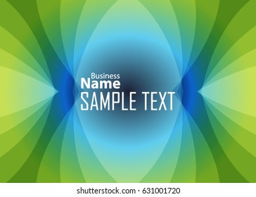 Blue abstract template for card or banner. Metal Background with waves and reflections. Business background, silver, illustration. Illustration of abstract background with a metallic element