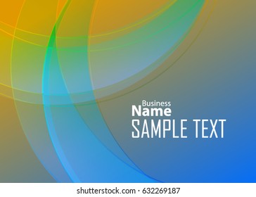 Blue abstract template for card or banner. Metal Background with waves and reflections. Business background, silver, illustration. Illustration of abstract background with a metallic element