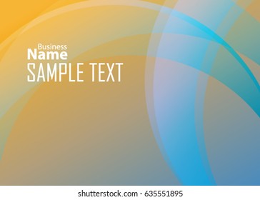 Blue abstract template for card or banner. Metal Background with waves and reflections. Business background, silver, illustration. Illustration of abstract background with a metallic element