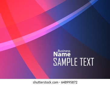 Blue abstract template for card or banner. Metal Background with waves and reflections. Business background, silver, illustration. Illustration of abstract background with a metallic element
