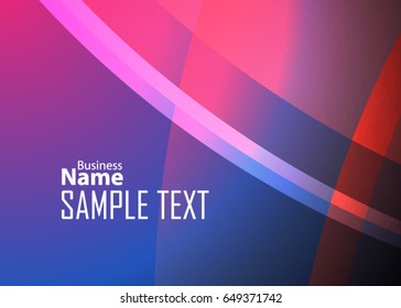 Blue abstract template for card or banner. Metal Background with waves and reflections. Business background, silver, illustration. Illustration of abstract background with a metallic element