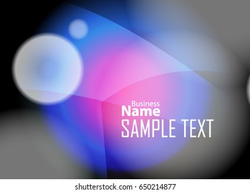 Blue abstract template for card or banner. Metal Background with waves and reflections. Business background, silver, illustration. Illustration of abstract background with a metallic element
