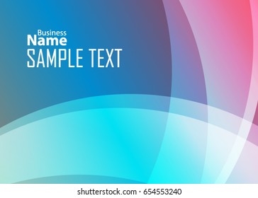 Blue abstract template for card or banner. Metal Background with waves and reflections. Business background, silver, illustration. Illustration of abstract background with a metallic element