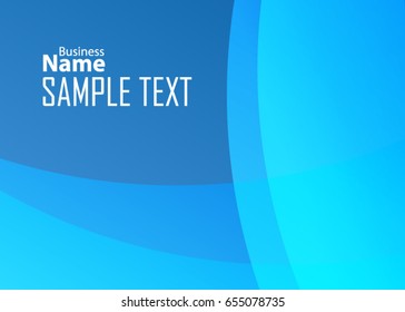 Blue abstract template for card or banner. Metal Background with waves and reflections. Business background, silver, illustration. Illustration of abstract background with a metallic element