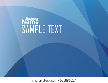 Blue abstract template for card or banner. Metal Background with waves and reflections. Business background, silver, illustration. Illustration of abstract background with a metallic element