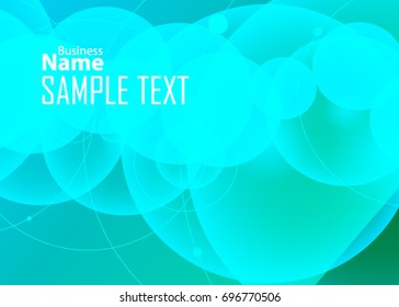 Blue abstract template for card or banner. Metal Background with waves and reflections. Business background, silver, illustration. Illustration of abstract background with a metallic element