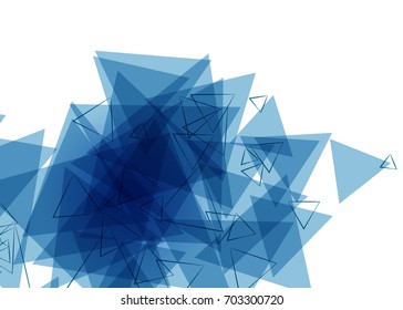 Blue abstract template for card or banner. Metal Background with waves and reflections. Business background, silver, illustration. Illustration of abstract background with a metallic element