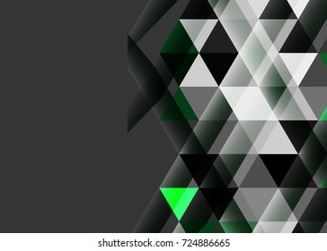 Blue abstract template for card or banner. Metal Background with waves and reflections. Business background, silver, illustration. Illustration of abstract background with a metallic element