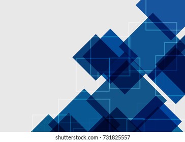 Blue abstract template for card or banner. Metal Background with waves and reflections. Business background, silver, illustration. Illustration of abstract background with a metallic element