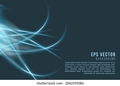 Fondo de texto abstracto azul con un vector de efecto de gradiente brillante. puede usarse para afiches, banner de negocios, volante, publicidad, folleto, catálogo, web, sitio web, presentación, portada de libros, folleto