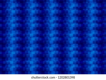Blue abstract textured polygonal background. Blurry rectangular pattern design vector