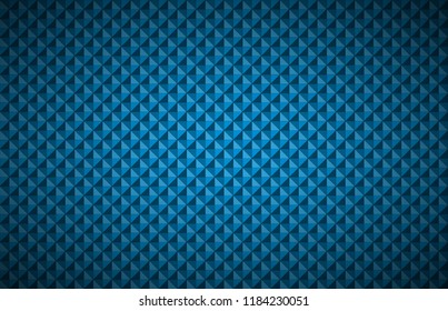 Blue abstract textured triangular background, modern polygonal geometric texture, vector pattern