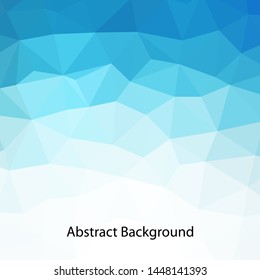 blue abstract triangular background. Vector graphics. mosaic style. geometric design