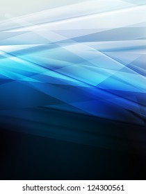 Blue abstract vector background