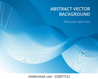 Blue abstract vector background