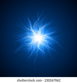 blue abstract vector background