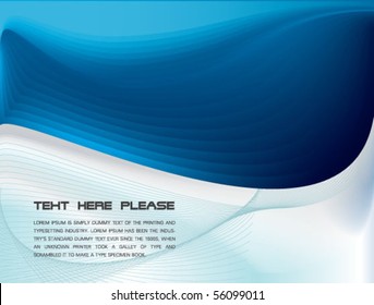blue abstract vector background